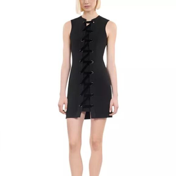 NWT!!! The Kooples lace up women mini dress size 0 or S Retail 345$ - Picture 2 of 11
